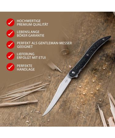 B ker Plus Texas Tooth Pick Flipper Knife - VG-10 Blade G10 Handle One-Handed Folding Pocket Knife with Clip - Buy Online on GoSupps.com