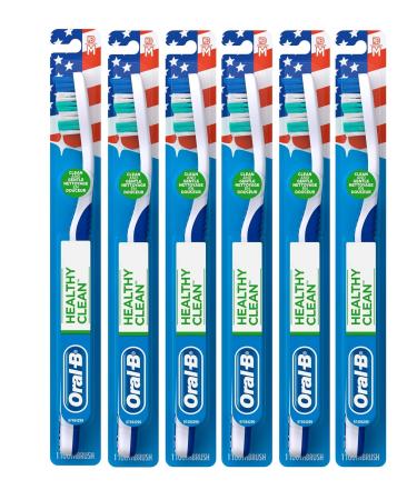 Oral-B Healthy Clean Toothbrush Medium 6-Pack - Buy Online Now - Buy Online on GoSupps.com
