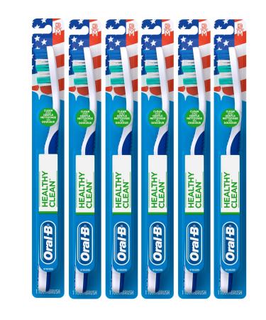 Oral-B Healthy Clean Toothbrush Medium Pack of 6