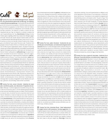 Cute Nutrition Chocolate Meal Replacement Shake for Women 500g - with Bonus Exercise Plan E-book | TummyTox - Buy Online on GoSupps.com