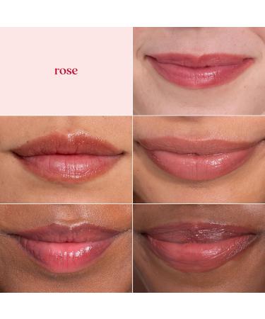 Burt's Bees Lip Tint Balm for Valentine's Day with Long Lasting 2 in 1 Duo Tinted Balm Formula Color Infused with Hydrating Shea Butter for a Natural Looking Buildable Finish Rose (1-Pack) - Buy Online on GoSupps.com