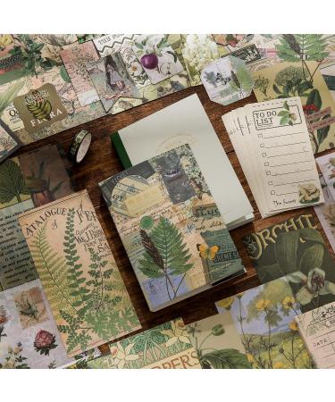 Vintage Botanical Scrapbooking Kit for Bullet Journal | A6 Grid Notebook & DIY Journaling Supplies | Birthday Craft Gift for Teen Girls & Women - Buy Online on GoSupps.com