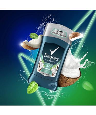 Degree Men Aluminum-Free Coconut Mint Deodorant Stick - 2.6 OZ (Pack of 1) | 48-Hour Odor Protection - Buy Online on GoSupps.com