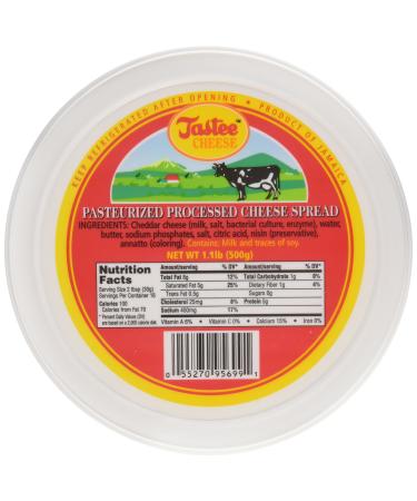 Jamaican Tastee Cheese, 17.6 oz (1.1 lb) 1.1 Pound (Pack of 1) - Buy Online on GoSupps.com