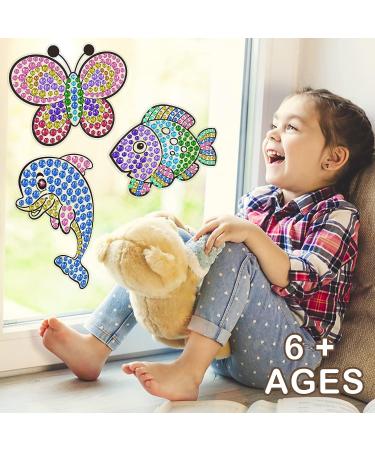 Metuu DIY Diamond Window Art Craft Kit for Kids | Gemstone Sungemmer Painting Sticker | Ages 8-12 | Birthday Gift for 5-8 Year Olds - Buy Online on GoSupps.com