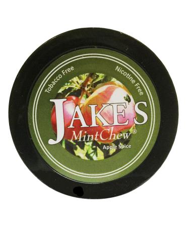 Jake's Mint Chew - Apple Spice - Tobacco & Nicotine Free! (1 can)