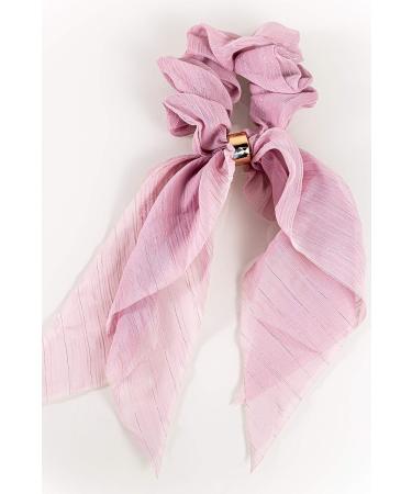 Elegant Double-Layered Bow Scrunchies | Stylish Scarf Scrunchies in Various Colors | Perfect Hair Accessories for Any Occasion - Buy Online on GoSupps.com
