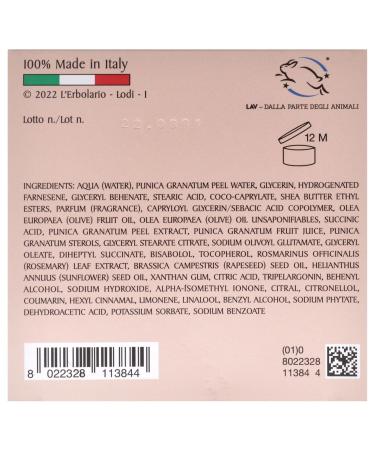 L'Erbolario Pomegranate Body & Hand Cream - Unisex 8.4 oz | Hydrating Moisturizer for Soft Skin - Buy Online on GoSupps.com