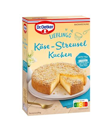 Dr.Oetker cheese sprinkles cake 6-pack (6 x 730 g) baking mix for creamy cheesecake with sprinkles simple preparation & successful baking