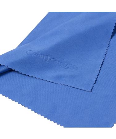 ColorYourLife 10-Pack Large Size Microfiber Cleaning Cloths 12x12 for Electronics, Lenses, Screens & Eyewear - Buy Online on GoSupps.com