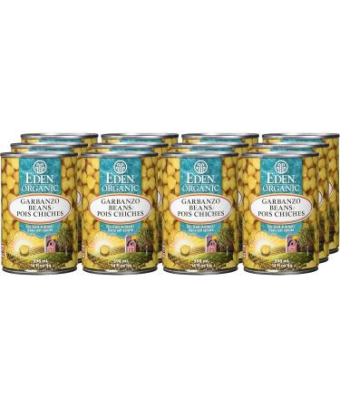 Eden Foods Organic Whole Canned Beans-Garbanzo (Chick Peas) Beans 398ml 12-Count - Buy Online on GoSupps.com