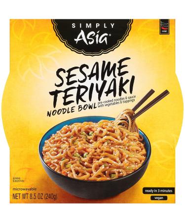 Simply Asia Sesame Teriyaki Noodle Bowl 8.5 oz - Pack of 6 - Buy Online on GoSupps.com