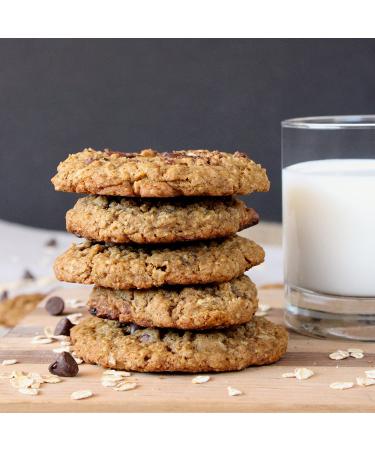 Organic Lactation Cookie Mix for Nursing Moms - Oats, Brewer's Yeast, Flaxseed - Boosts Breast Milk Supply (Oatmeal Chocolate Chip) - Buy Online on GoSupps.com