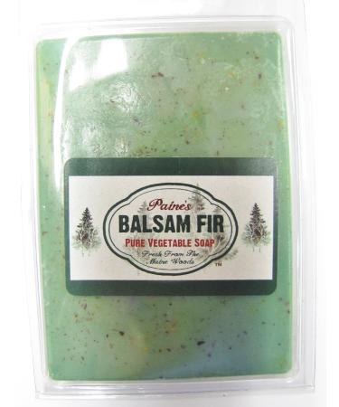 Paine's Balsam Fir Pure Vegetable Soap 6 oz bar Maine made exfoliates natural