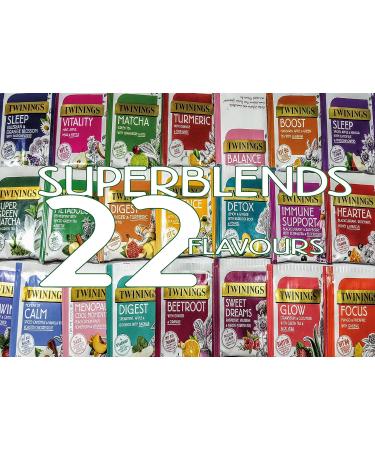  Twinings Twinings Superblends Assorted Foil Wrapped Envelopes - Pack of 40 - Buy Online on GoSupps.com