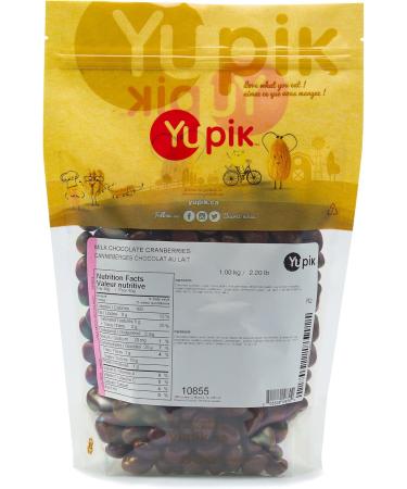 Yupik Milk Covered Chocolate Cranberries 1 kg Kosher Dried Fruits Dried Cranberries Dipped in Chocolate Smooth & Chewy Milk Chocolate Candy Classic Sweet Snacks 1 kilograms - Buy Online on GoSupps.com