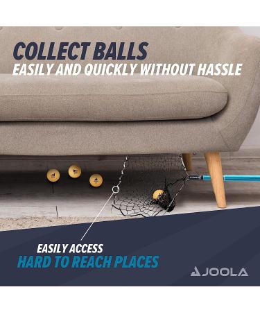 JOOLA Telescoping Table Tennis Ball Pickup Net - Holds 100 Ping Pong Balls - Ping Pong Practice Net Accessory for Table Tennis Robots  Serve or Multi-Ball Training Black - Buy Online on GoSupps.com