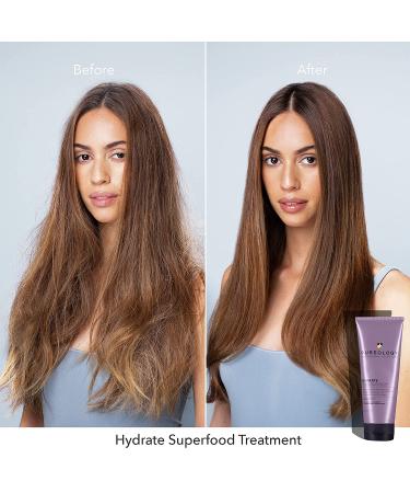 Pureology Hydrate Superfood Treatment Hair Mask - Silicone-Free Vegan Formula for Dry Color Treated Hair - 6.8 Fl Oz - Buy Online on GoSupps.com