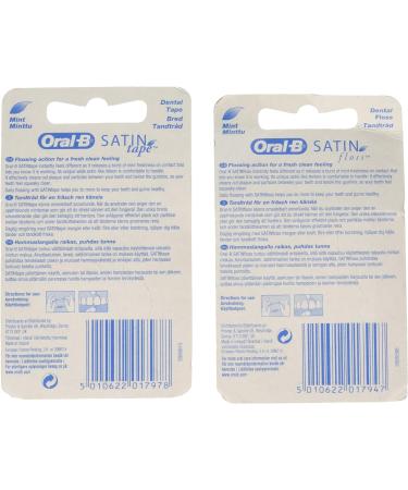Braun Oral-B Satin Floss 25m 86722 (Pack of 2) - Buy Online on GoSupps.com