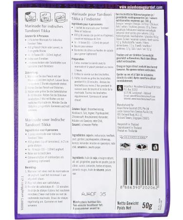 AHG Tandoori Tikka Spice Paste 50g - Pack of 12 - Buy Online on GoSupps.com