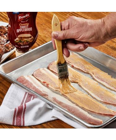 FRENCH'S Creamy Sweet Applewood Mustard 325mL Case Pack 8 Count Yellow Mustard 1 Count (Pack of 8) - Buy Online on GoSupps.com