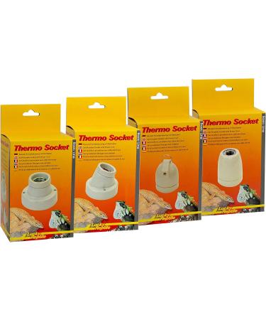 Buy Lucky Reptile Thermo Socket - E27 Porcelain Lamp with Power Cable & Assembly | Terrarium Accessories for Up to 150W - International Shipping - Buy Online on GoSupps.com