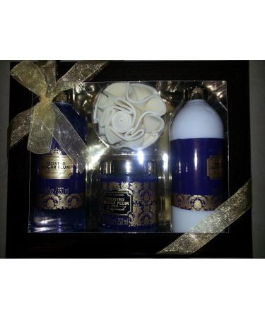 FROSTED SUGAR PLUM 4 PIECE LUXURY SHOWER SET