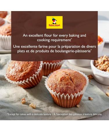 Robin Hood Whole Wheat All Purpose Flour 2.5kg Made with 100% Canadian Wheat 2.5 kg (Pack of 1) WHOLE WHEAT - Buy Online on GoSupps.com