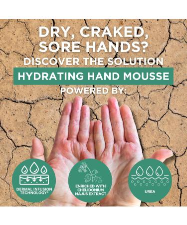 Footlogix Hydrating Hand Mousse - Deep Hydration with Dermal Infusion Technology | Fast-Absorbing Urea-Enriched Formula | 4.23 oz - International Shipping Available - Buy Online on GoSupps.com