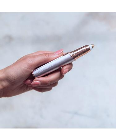 Finishing Touch Flawless Women's Hair Remover White/Rose Gold + Brows Eyebrow Pencil Trimmer Purple - Buy Online on GoSupps.com