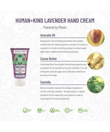 Human+Kind Hand Set - Naturally Cleansing Hand Scrub And Repairing Hand Cream - Calming And Soothing Fragrances Of Elderflower Raspberry And Lavender - Completely Vegan And Cruelty-Free - 2 Pc - Buy Online on GoSupps.com