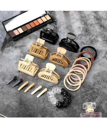 YIERSO 72 Pcs Medium Claw Hair Clips Set for Women - Rectangle Hair Claw Clips for Thin, Medium, Thick Hair - Nonslip Hair Jaw Clips - Styling Accessories - Buy Online on GoSupps.com
