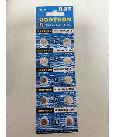 397 SR726SW Watch Battery 1.5V Button Cell (10-Pack)