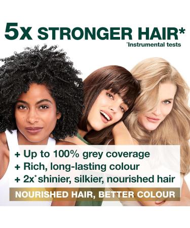 Garnier Nutrisse 6 Light Brown Permanent Hair Dye - Natural-Looking Color for All Hair Types - Buy Online on GoSupps.com