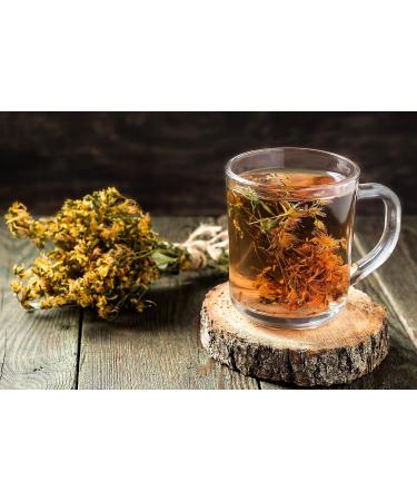  TASTY POTT Tasty Pott Organic Cut St. John's Wort | Dried Herbs | Tea Herbs | Natural Product | Skin Care | For Tea Infusions | Vegan Product | St. John's Wort | In a Bag | 100g - Buy Online on GoSupps.com