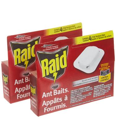 Raid Ant Killer Baits And Traps For Indoor Use Child Resistant 8 Count Baits Ant Killer