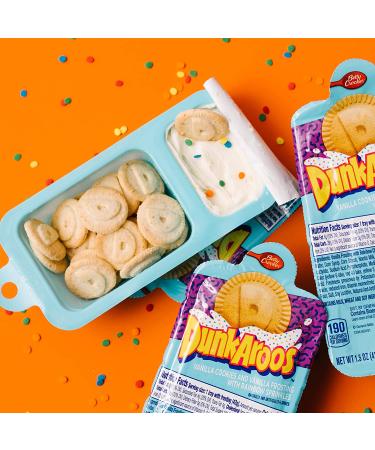 Dunkaroos Vanilla Cookies with Vanilla Frosting - 6 ct, 9 oz Pack - Buy Online on GoSupps.com