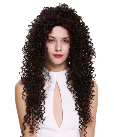Wig Me Up-DW2315-2T33 Women's wig very long curly curly lure afro caribbean style mahogany brown mix black brown mahogany brown (2t33) - Buy Online on GoSupps.com