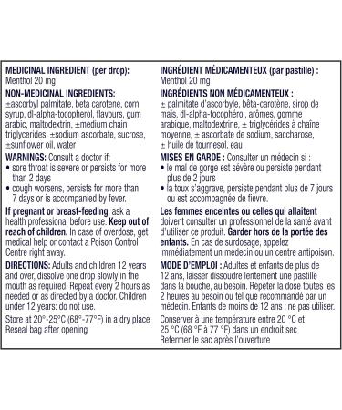 Vicks VapoCOOL Max Medicated Drops for Temporary Cough and Sore Throat Relief & VapoCOOL Max Medicated Drops for Temporary Cough and Sore Throat Relief Honey Lemon Chill Flavour 40 Count Drops + Medicated Drops - Buy Online on GoSupps.com