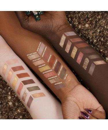 Buy Makeup Eyeshadow Palette Money Mantra - 12 Blendable Shades High Pigment Matte & Glitter Finishes - International Shipping Available - Buy Online on GoSupps.com