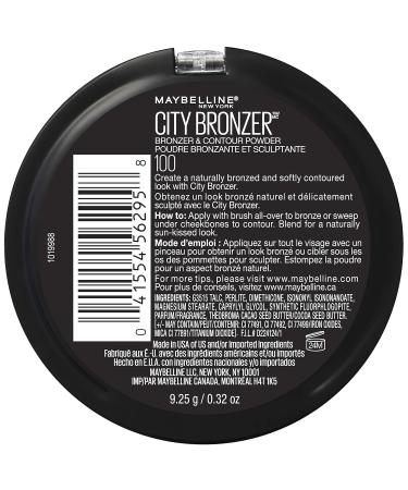 Maybelline City Bronzer 100 Light Cool - Buy Online | International Shipping Available - Buy Online on GoSupps.com