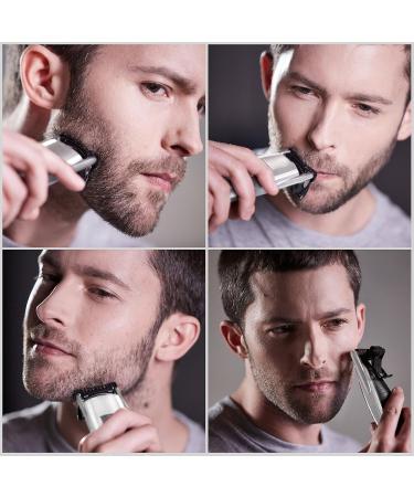 BaByliss i-Stubble 3 Cordless Beard Trimmer - 15 Cutting Lengths, Silver - Buy Online on GoSupps.com