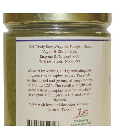 Jiva Organics Raw Sprouted Pumpkin Seed Butter - 8oz (Pack of 3) - Buy Online on GoSupps.com