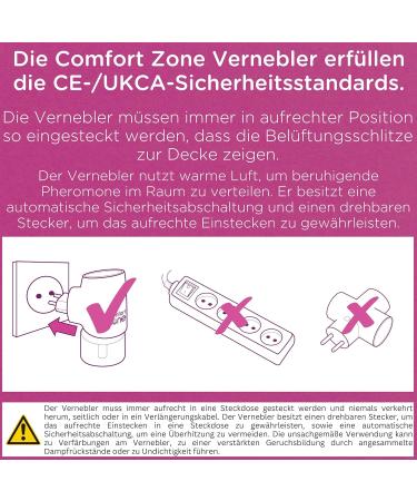 Comfort Zone Cat Diffuser: Pheromone Solution for Stress Relief & Behavior Issues - Includes 1 Diffuser & Refill Bottle - Buy Online on GoSupps.com