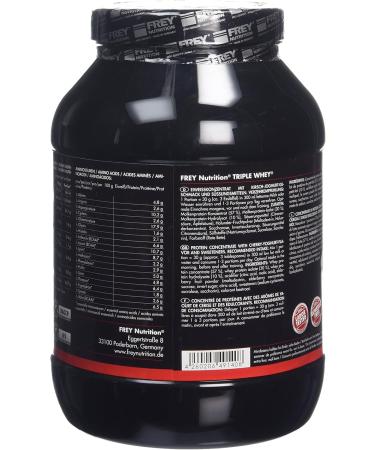 Frey Nutrition Triple Whey Cherry Yoghurt 750g - Premium Protein Supplement for Muscle Building - Buy Internationally - Buy Online on GoSupps.com