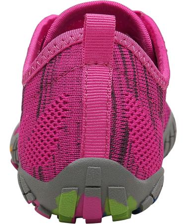 SAGUARO Unisex Barefoot Shoes | Breathable Lightweight Fitness Shoes with Wide Toe Box | Rose Red | 39 EU - Buy Online on GoSupps.com