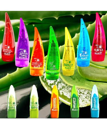 BioRLX Shave Factory 99% Purity Aloe Vera Gel with Collagen & Hyarulonic Acid 80ml - Face, Body & Hair Care - Pack of 1 - Buy Online on GoSupps.com