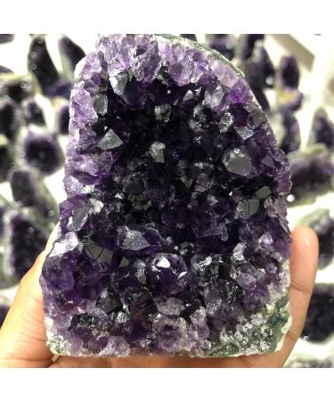 Natural Crystal Rough A Natural Amethyst Cluster of Uruguayan specimens The Perfect Cargo can purify The air and heal (Size : 800-1000g) - Buy Online on GoSupps.com