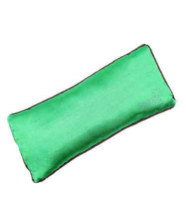 Dream Essentials Lavender and Flax Filled Eye Pillow, Forest Green