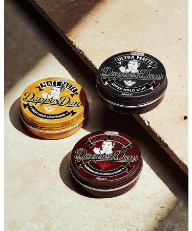 Dapper Dan Deluxe Pomade - Medium Hold & Shine (50ml) | Flexible Water Based Formula for Men | Professional Hair Styling - Buy Online on GoSupps.com